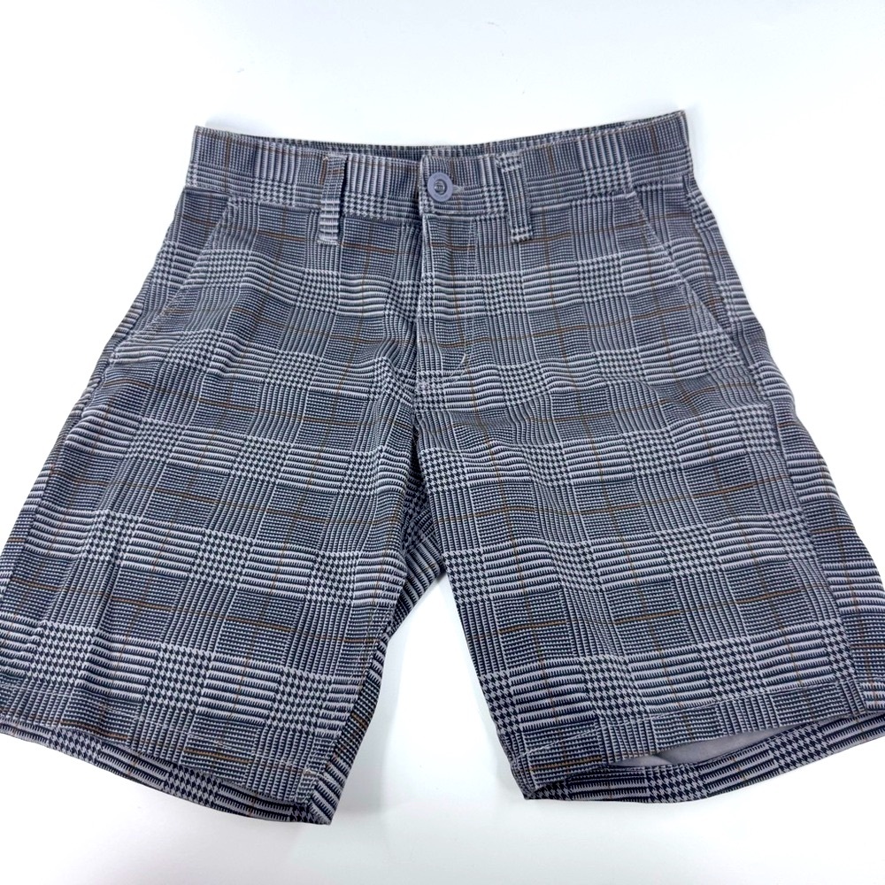 Brixton Black and Gray Checkered‎ Men's Shorts